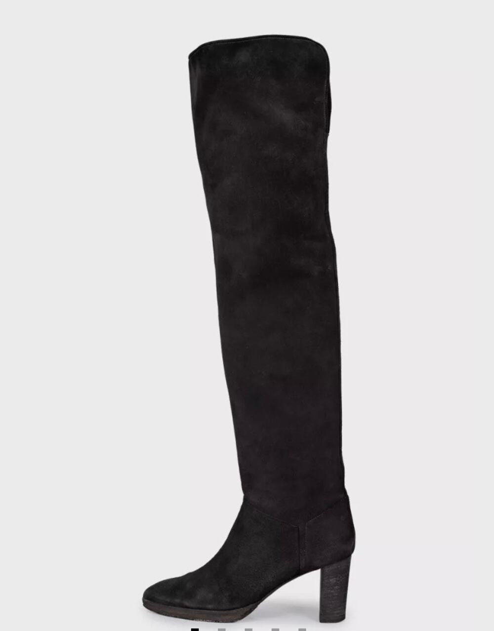 Loro Piana Brown Suede Heeled Boots - EU 39